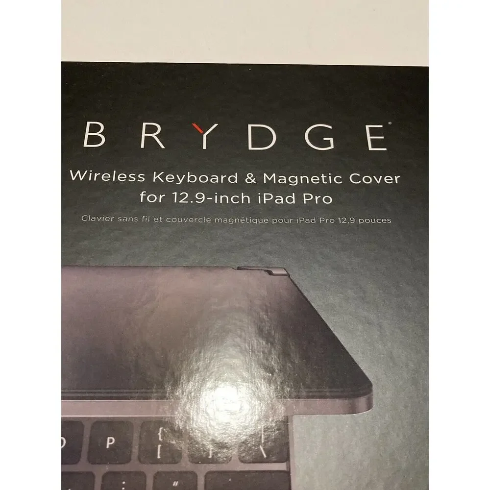 BRYDGE Wireless Keyboard & Magnetic Cover, IPAD PRO 12.9 2020 2018 3rd Gen
